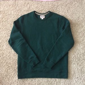 Lands end green sweater